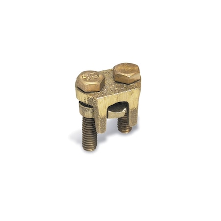 Abb COPPER TYPE 2BX - ONE, PIECE TWO-BOLT CONNECTOR, WITHOUT SPACER 2B1000X